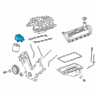 OEM 1999 Ford E-250 Econoline Oil Cooler Diagram - F7UZ-6A642-EA
