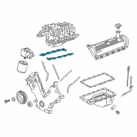 OEM 2002 Ford Crown Victoria Manifold Gasket Diagram - YL3Z-9439-BA