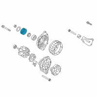 OEM 2017 Kia Soul Pulley-Generator Diagram - 373202E220