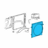 OEM 1999 Ford Ranger Shroud Diagram - F87Z-8146-CA