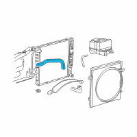 OEM Ford Ranger Upper Hose Diagram - F87Z-8260-CC