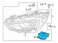 OEM 2022 Ford Edge Module Diagram - KT4Z-13C788-C