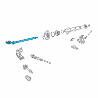 OEM 2001 Nissan Pathfinder Shaft Steer Column Diagram - 48820-4W915