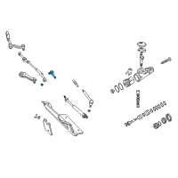 OEM 1995 GMC Sonoma Inner Tie Rod Diagram - 12471301