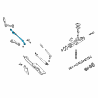 OEM GMC Syclone Rod Kit, Steering Linkage Relay Diagram - 26038980