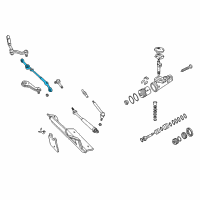 OEM GMC Typhoon Rod Kit, Steering Linkage Relay Diagram - 26038980