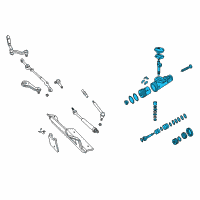 OEM 2000 GMC Sonoma Gear Kit, Steering (Remanufacture) Diagram - 19330481