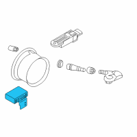 OEM 2014 Infiniti QX80 Tire Pressure Controller Assembly Diagram - 40720-1LA0A