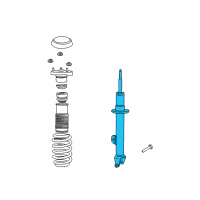 OEM 2008 Dodge Magnum Shock-Suspension Diagram - 4782733AD