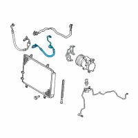 OEM 2008 Toyota Camry Discharge Hose Diagram - 88711-06240