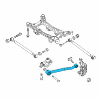 OEM 2018 Jeep Compass Rear Arm Diagram - 68309201AA