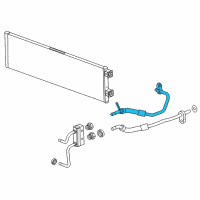 OEM Chevrolet Volt Oil Inlet Tube Diagram - 84521631