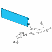 OEM Chevrolet Volt Oil Cooler Diagram - 84153644