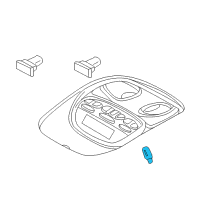 OEM 2009 Chrysler Aspen Bulb Diagram - L0021402