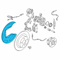 OEM BMW X2 PROTECTION PLATE Diagram - 34-20-6-886-730