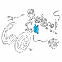 OEM BMW M235i xDrive Gran Coupe Repair Kit, Brake Pads Asbes Diagram - 34-20-6-885-600