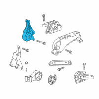 OEM Buick LaCrosse Front Transmission Mount Diagram - 13324725