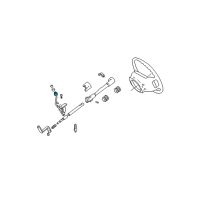 OEM 1995 Ford Explorer Shift Knob Diagram - E99Z7213A