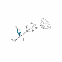 OEM Ford Explorer Gear Shift Assembly Diagram - F57Z-7210-C