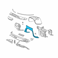 OEM Chevrolet P30 Panel-Front Floor & Dash Diagram - 15983331