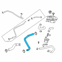 OEM 2020 Buick Envision Upper Hose Diagram - 23262490