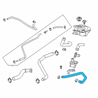 OEM 2018 Buick Envision Outlet Hose Diagram - 23262491