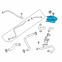 OEM 2016 Buick Envision Reservoir Tank Diagram - 84390872