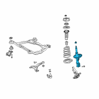 OEM 2007 Toyota Sienna Strut Diagram - 48520-A9370