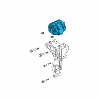 OEM Cadillac Escalade EXT Alternator Diagram - 19244746