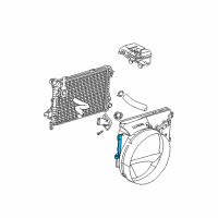 OEM 1993 Dodge Daytona ISOLATOR-Radiator Diagram - 4401950