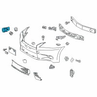 OEM Lexus GS350 Sensor, Ultrasonic Diagram - 89341-53010-D1