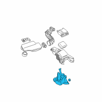 OEM Pontiac Air Inlet Duct Diagram - 25163380