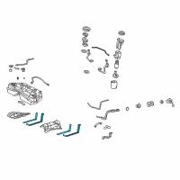 OEM Lexus Band Sub-Assembly, Fuel Diagram - 77601-30171