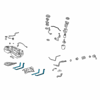 OEM Lexus GS460 Band Sub-Assembly, Fuel Diagram - 77601-30171