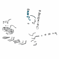 OEM 2009 Lexus GS350 Tube Sub-Assy, Fuel Return Vent Diagram - 77016-30080