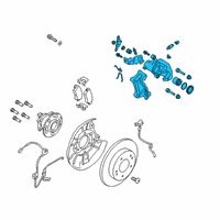 OEM 2019 Kia Forte Rear Brake Caliper Kit Diagram - 58310M7A30