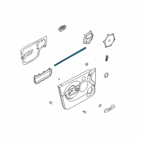 OEM 2008 Chevrolet Aveo5 Sealing Strip Asm, Front Side Door Window Inner Diagram - 96537414