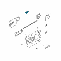 OEM Chevrolet Aveo Cover Asm, Power Window Switch Opening Diagram - 96396300