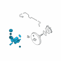 OEM 2012 Nissan Rogue Cylinder Assy-Brake Master Diagram - D6010-JG80A