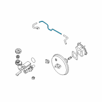 OEM Nissan Rogue Tube-Booster To Tank Diagram - 47401-JG010