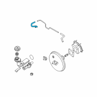 OEM 2015 Nissan Rogue Select Hose Vacuum Tank Diagram - 47474-JG31E