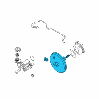 OEM 2011 Nissan Rogue Master Vacuum Assembly Diagram - D7210-JG22A