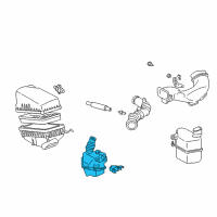 OEM 2000 Toyota Solara Upper Resonator Diagram - 17893-03110