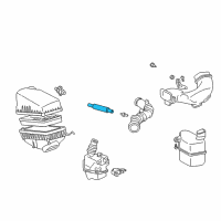 OEM 2001 Toyota Camry Vent Hose Diagram - 12260-74090