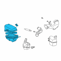 OEM 2001 Toyota Camry Cleaner Assy, Air Diagram - 17700-03090