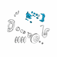 OEM 2002 Toyota Sienna Caliper Diagram - 47730-08020