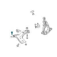 OEM 2022 Lexus ES250 Bolt, FLANGE Diagram - 90105-A0383