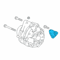 OEM 2016 Honda Odyssey Bracket, Alternator Diagram - 31113-5J6-A00