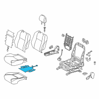 OEM 2019 Toyota Tacoma Seat Cushion Heater Diagram - 87510-04041