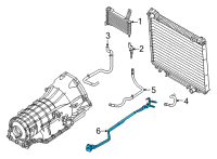 OEM 2022 Ford E-350 Super Duty Tube Assembly Diagram - GC2Z-7R081-E